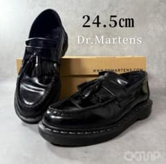 め*ま様 ドクターマーチン ADRIAN厚底タッセルローファー黒UK6 レディー ADRIAN タッセルローファー