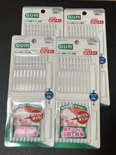 GUM 歯間ブラシI字型 SSS 超極細80本 新品未使用のサムネイル