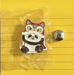 EXPO2025 大阪関西万博 中国パビリオン 獅子舞パンダ ピンバッジ (い