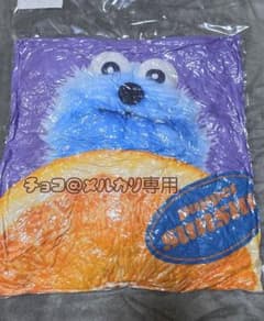 오다이바 퍼펫 승순 프린트 쿠션 승순 오렌지