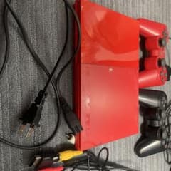 PS2 SCPH-90000 薄型　 赤色 PlayStation 2 本体のサムネイル