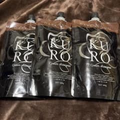 VALANROSE KURO クリームシャンプー ダークブラウン 3個セット - メルカリ