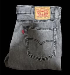 levi's 550 w36 l30 ブラックデニム　グレーのサムネイル