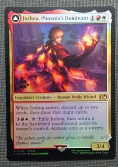 mtg 稀少エラー 反転ホロ フェニックスのドミナントジョシュア プロモ