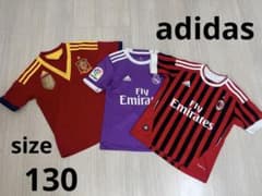 【週末値下げ】アディダス　サッカー　男の子130のサムネイル