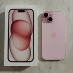 【超美品】iPhone 15 ピンク128GB 最大容量86% SIMフリーのサムネイル