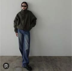 mizota yayoi x callautia リブニットカラー中綿ジャケット - メルカリ