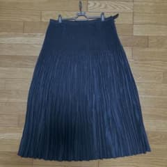 L Lサイズのロングスカート　濃グレーのサムネイル