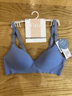 グンゼ　Fitte（肌側綿100%）　ノンワイヤーブラジャー　M アドリアブルーのサムネイル