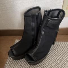 シースルーブーツ　ブラックのサムネイル