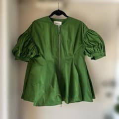 ENFOLD エンフォルド 半袖 ジップアップ トップス - メルカリ