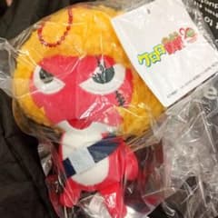 ＊新品未開封 ケロロ軍曹　ケロロ むにゅぐるみマスコット アフロ ギロロ