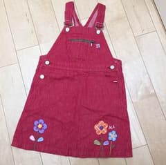 美品❤︎ミキハウス ジャンバースカートのサムネイル