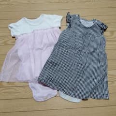 ユニクロ　ロンパース　２点セットのサムネイル
