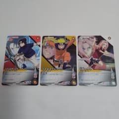 NARUTO ナルト カード ナルト サスケ サクラ 3枚セット - メルカリ