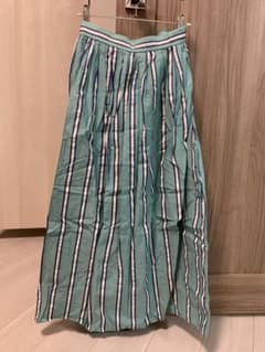 マルチストライプ  ロング　スカートのサムネイル