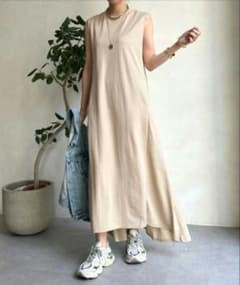 DOUDOU トリコットロングワンピースのサムネイル