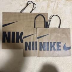 NIKE ナイキ ショッパー 紙袋 3点セット 小サイズ×2・大サイズ×1のサムネイル