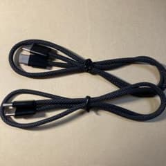 USB Type-C ケーブル 2本セット 高耐久メッシュ素材　50cmのサムネイル