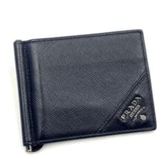 【美品】PRADA プラダ マネークリップ サフィアーノ メタルロゴ NERO m83052502645_1.jpg?1765021093