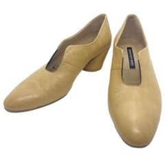 ラボキゴシワークス　22.5 パンプス ベージュ スクエアカット