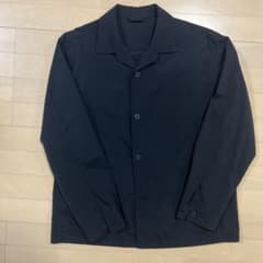 UNIQLO 感動シャツジャケット（ブラック／Lサイズ）のサムネイル