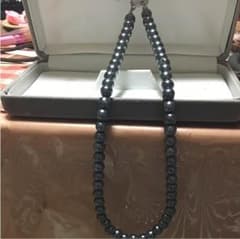Oasam様専用ブラックパールネックレスのサムネイル