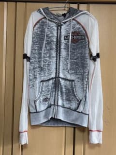Harley-Davidson フルジップシースルーパーカー グレーのサムネイル
