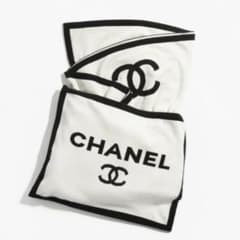 ✨未使用級✨CHANEL PLAID＆POUCH ブランケット カシミ混 限定 - メルカリ