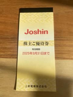 上新電機　株主優待券　5000円分のサムネイル