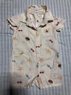 baby GAP ロンパース 6-12ヶ月 夏服 海 シャツ風のサムネイル