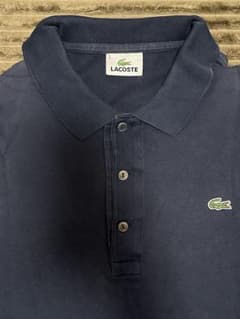 LACOSTE ネイビー ポロシャツ サイズ5(M相当)のサムネイル