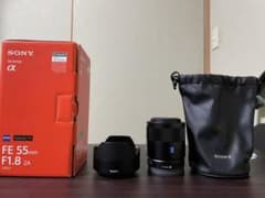 sony Eマウントレンズ　55mm F1.8  カールツァイス　単焦点レンズのサムネイル