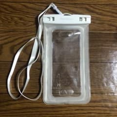 iPhone 防水ケース　ホワイト　未使用品のサムネイル