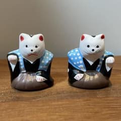 住吉大社 招福猫 左右ペア 初辰参り 初辰猫 - メルカリ