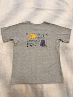 mont-bell アウトドアTシャツ グレー 半袖のサムネイル