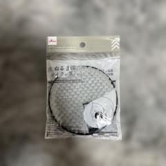 DAISO メイク落とし用パフ エンボスタイプ グレーのサムネイル