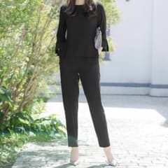 【Flolia】ブラウスパンツ 上下セット　フォーマル　卒業式　入学式のサムネイル