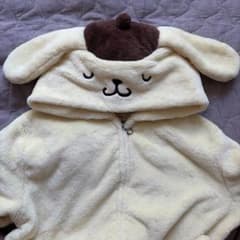 新品　未使用　サンリオ　ポムポムプリン　なりきり もこもこ　パーカー　L