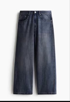H&M SUPER BUGGY スーパーバギーデニム W29L30ダークブルーのサムネイル