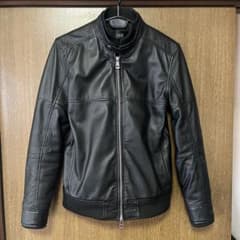 黒 レザージャケットのサムネイル