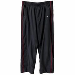 NIKE ナイキ ナイロンパンツ トラックパンツ 赤黒 古着のサムネイル