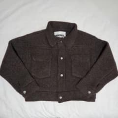NKNIT ニットブルゾン1 ブラウンのサムネイル