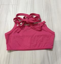 SHEIN PETITE Crisscross Backless Crawl Halter Top