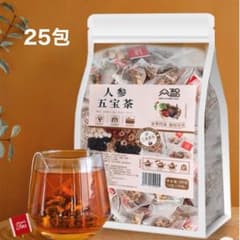 高麗人参五宝茶 補腎茶 漢方茶 薬膳茶 養生茶 高麗人参茶 枸杞茶