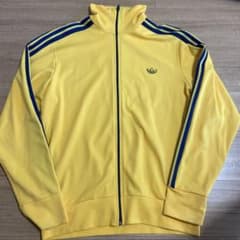 90s adidasトラックジャケットyellow 菅田将暉着用 - メルカリ