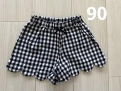 ギンガムチェック ショートパンツ 90cmのサムネイル
