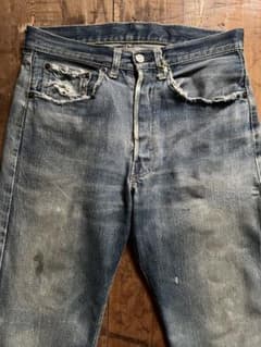 僕*じ様 Special 50s levi's 501xx 革パッチ 隠しリベッ - メルカリ