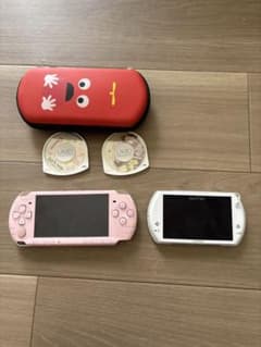 ピンク PSP本体 +White PSP 本体 ジャンク品のサムネイル