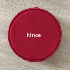 hince 赤 メイクポーチ 円形のサムネイル